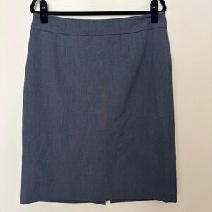 Calvin Klein Women’s Grey/Blue Pencil Skirt Size 12 Work Office